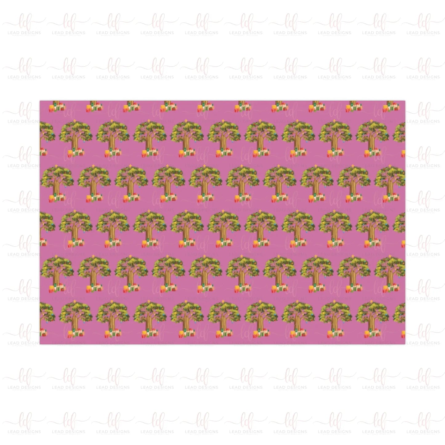 Christmas Baobab- Gift Wrapping Paper Sheet Christmas Wrapping Paper