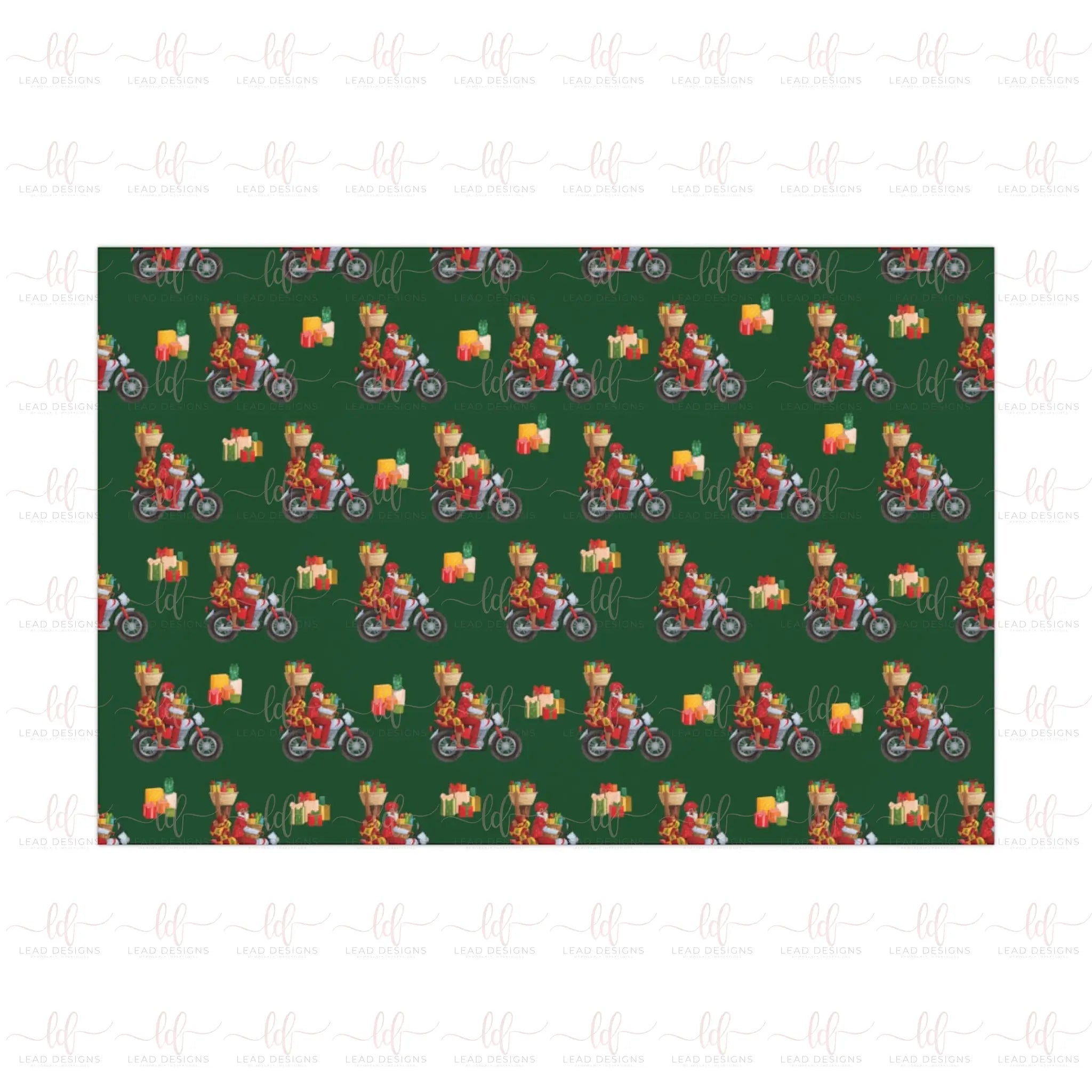Santa Sur Son Zem - Gift Wrapping Paper Sheet Christmas Wrapping Paper