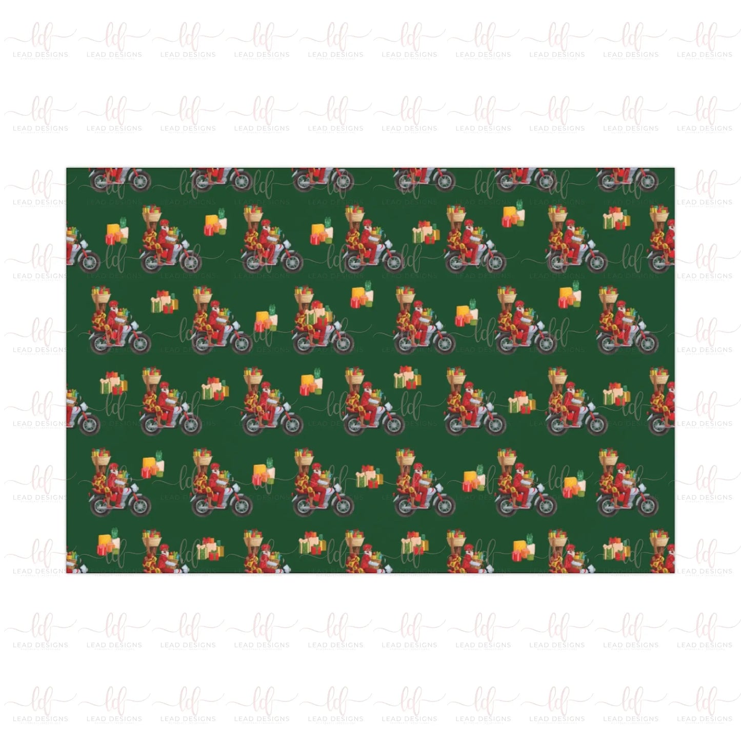 Santa Sur Son Zem - Gift Wrapping Paper Sheet Christmas Wrapping Paper