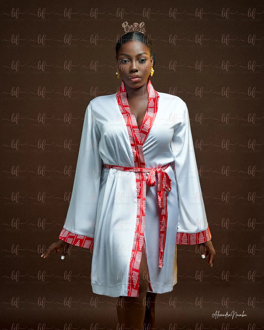 Sika - Bridal Robe African Print Robes