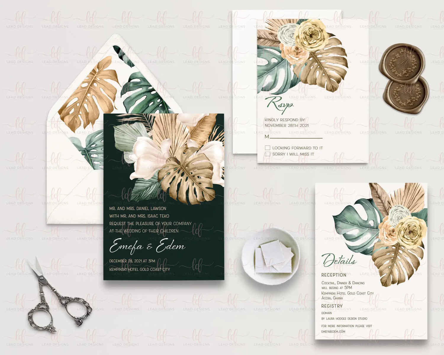 Invitation florale