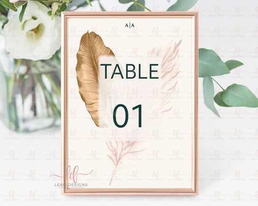 Thats Banana On Gold Table Name/Number Table Name/Number